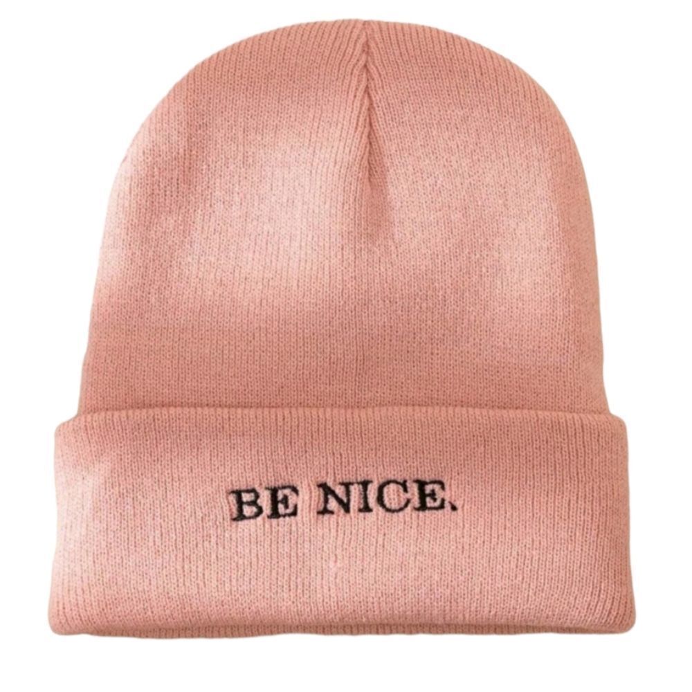 "Be Nice" Beanie - Picture 4 of 8